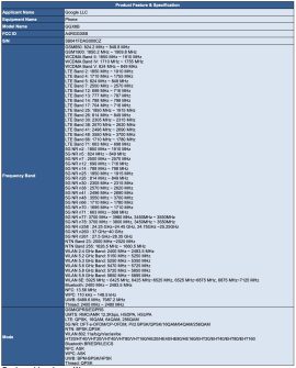 Pixel 9 FCC